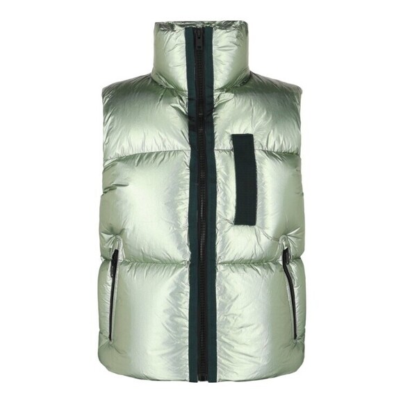 Givenchy Metallic-Finish Down Puffer Vest - NWT